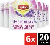 Lipton Tea Infusion Relax - 6 x 20 zakjes - Voordeelverpakking