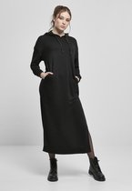 Urban Classics Maxi lange jurk -S- Modal Terry Hoody Zwart