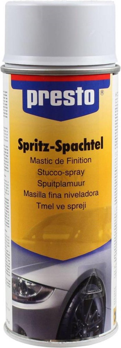 Presto Spuitplamuur Grijs 400 ml
