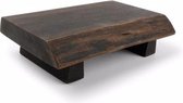 S|P Collection - Serveerplank 28x18xH7,5cm op voet hout zwart - Chop