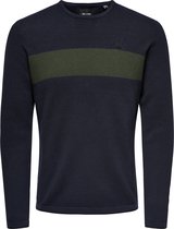 ONLY & SONS ONSHAYDEN  STRUCTUR CREW KNIT Heren Trui  - Maat S