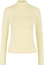 Pieces PCKAJSA LS T-NECK TOP BC Dames T-Shirt  - Maat L