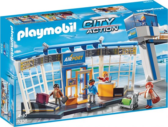 PLAYMOBIL 71371 Airport Fire Truck With Light & Sound - Adventure Toy For Kids 5+ - View #5