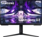 PC Gamer-scherm - SAMSUNG - Odyssey G3 - 24 FHD - VA-paneel - 1 ms - 144 Hz - HDMI / DisplayPort - AMD FreeSync Premium