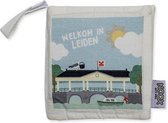 Zacht babyboekje Leiden-100% katoen-fairly made-in mooie geschenkverpakking