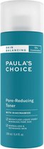 Paula's Choice Skin Balancing Pore Reducing Toner - Helpt bij puistjes, verfijnt de poriën & vermindert mee-eters - met Niacinamide - Gecombineerde tot Vette Huid - 190 ml