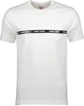 Tommy Jeans T-shirt - Slim Fit - Wit - XXL
