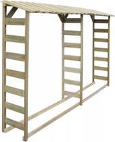 Dubbele Brandhaard 300x44x176 cm geïmpregneerd grenenhout