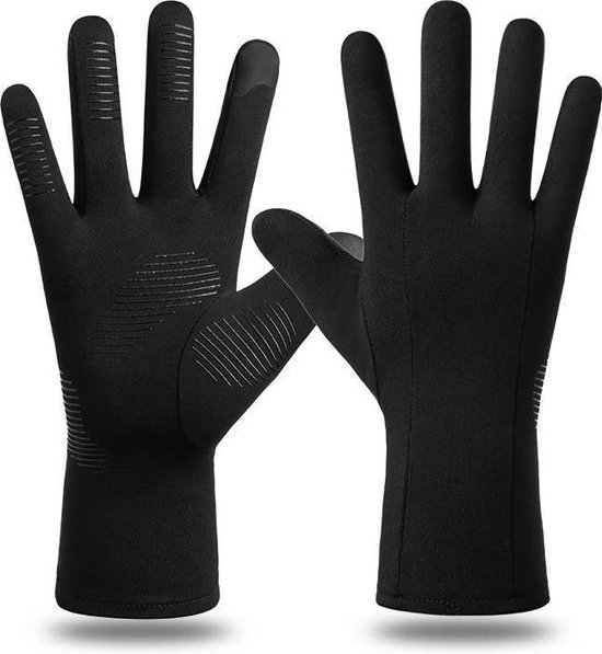 Handschoenen Zwart - Waterafstotend - Maat M - Met touchscreen tip - Wind dicht