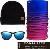 Necky nekwarmer + MowMow muts + Reboot Optics zonnebril | voordeelpack