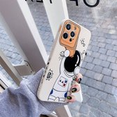 iPhone SE Hoesje/Case  Ruimte - Astronaut - Siliconen - Sinterklaas - Kerst - Cadeautjes