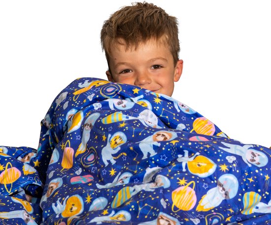 Novaline verzwaringsdekens ventilerend weighted blanket kinderen – 100x150cm – 3,2kg