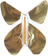 Magic Butterfly ® - Opdraai Vlinder - Magische Vlinders - Vlinder voor in een kaart – Metal Gold 10 stuks