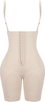Corrigerende shapewear corset verstelbaar beige xs/s