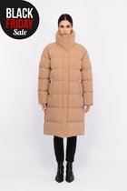 CALI - winterjas dames - lang model - puffy coat