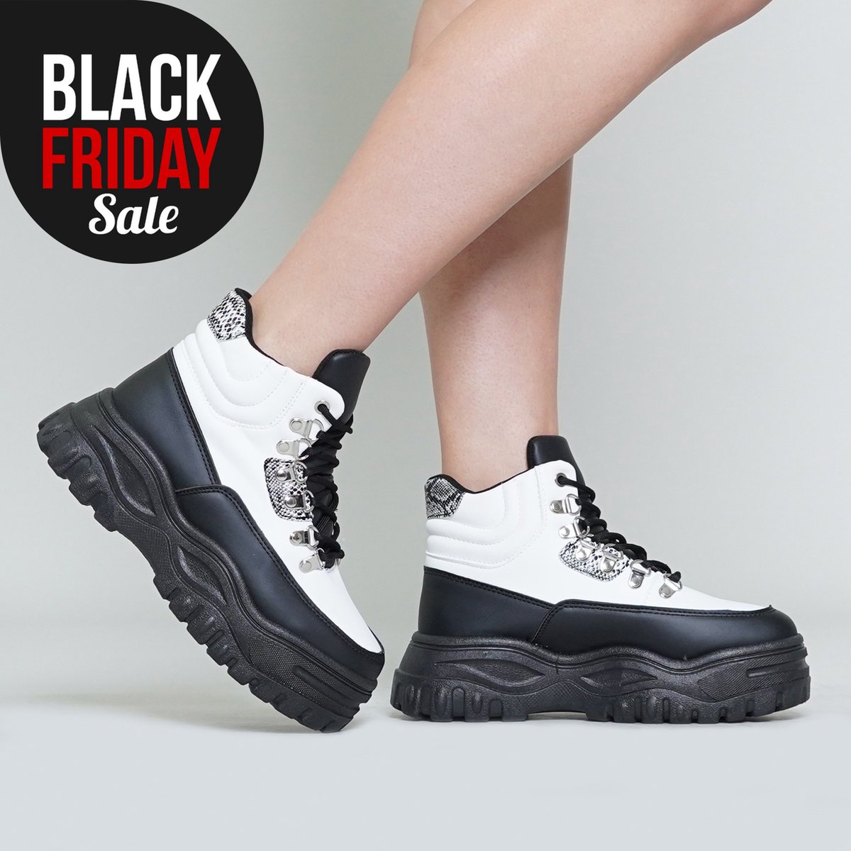 Zwarte sneakers dames witte zool sale