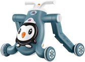 Ninocar Pinguïn 3-in-1 Loopwagen / Loopstoel / Step - Geschikt voor baby's en peuters - Educatief - Met muziek en licht