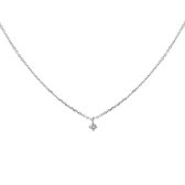 The Jewelry Collection Ketting Diamant 0.05ct H Si 41 - 43 - 45 cm - Goud