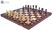 schaakbord met schaakstukken - Luxe Uitgave– Schaakspel -37x37cm.