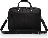 Castelijn & Beerens -  Schouderriem laptoptas Verona | zwart -