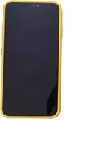 2-in-1 Massuzi iPhone XR - Hoesje Case GEEL (1 stuk) + Gratis Glass Screenprotector (3 stuks) - Tempered Glass Screenprotector - Siliconen Backcover Case