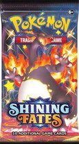 Pokemon kaarten Shining Fates (1 set van 10 kaarten ) + 5 Pokemon Stickers