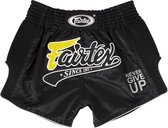 Fairtex Kickboksbroek Satoru Zwart Extra Large