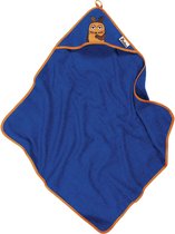 Playshoes - Handdoek met capuchon voor kinderen75x75cm - Muis - Marineblauw - maat Onesize