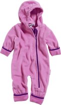 Playshoes - Fleece overall in contrasterende kleuren voor baby's - Roze - maat 74cm