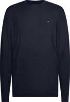 Tommy Hilfiger - Plus Pullover Donkerblauw - 3XL - Regular-fit