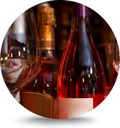 Maison de France - Dibond  Rond - aluminium rosé - wit dibond / rond - 60 cm