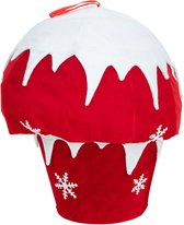 XL kerstman in luchtballon
