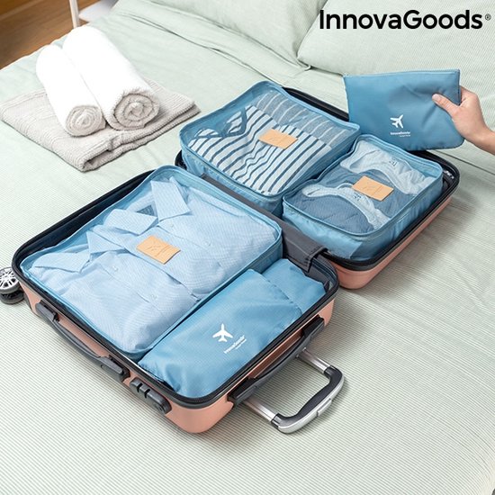 Ensemble organisateur de valise de Luxe - Innovagoods - Organisateur de  bagages - 6 Pièces | bol