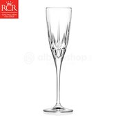 RCR Crystal - Champagne flutes - Chic line - 6 stuks