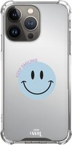 iPhone 12 Pro Case - Smiley Blue - Mirror Case