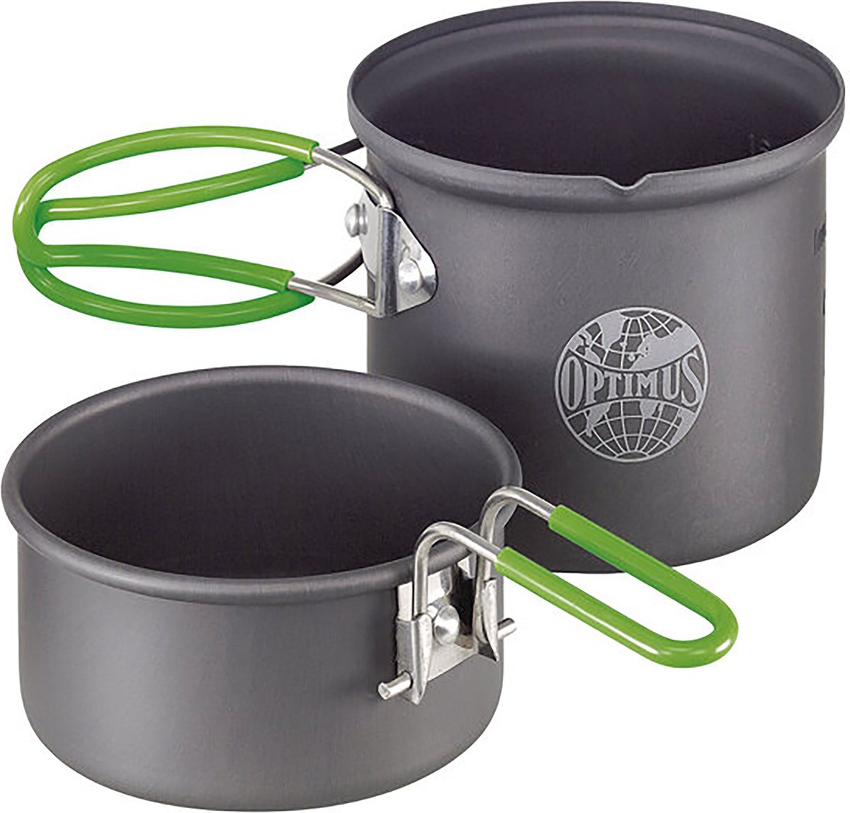 OPTIMUS Terra Solo Cook Set - 600 ml - Camping kooksysteem - Campingpannenset - Aluminium - Grijs