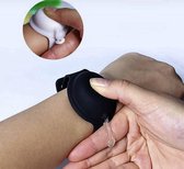 Desinfectie | Armband | Polsband | Onderweg | Eenvoudig in gebruik | Groen | Hand desinfecterend | Dispenser - Groen kleur
