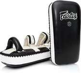 Fairtex Thaipads Leder Zwart/Wit