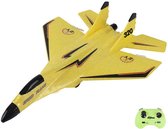 Vitafa RC Vliegtuig – Vliegtuig speelgoed – Vliegtuig afstand bestuurbaar – Voor volwassenen en kinderen - Geel
