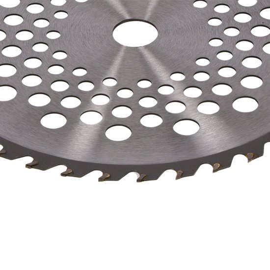 Lame de scie Kibani 40 dents par 2 - débroussailleuse - Lame de scie circulaire s'adapte à la plupart des débroussailleuses - Diamètre 255 mm - SET