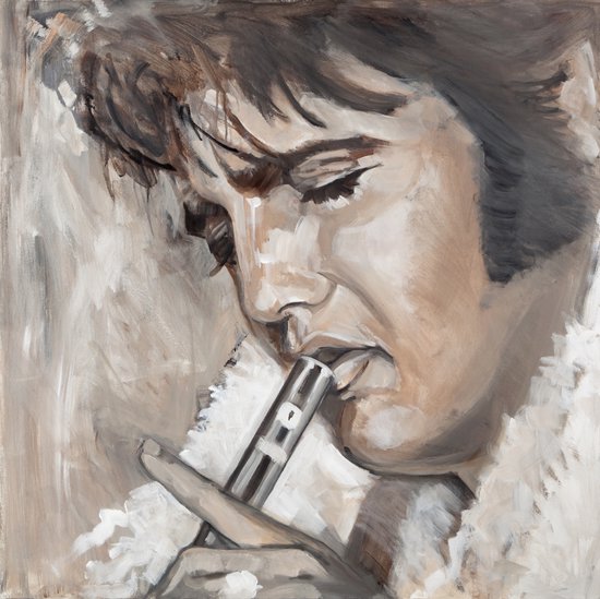 Elvis Presley 1 - Poster - 40 x 40 cm