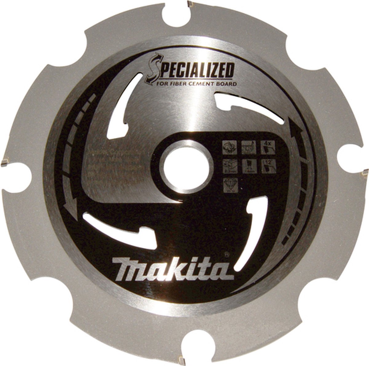 Makita zaagblad voor sidings 165mmx20x4T