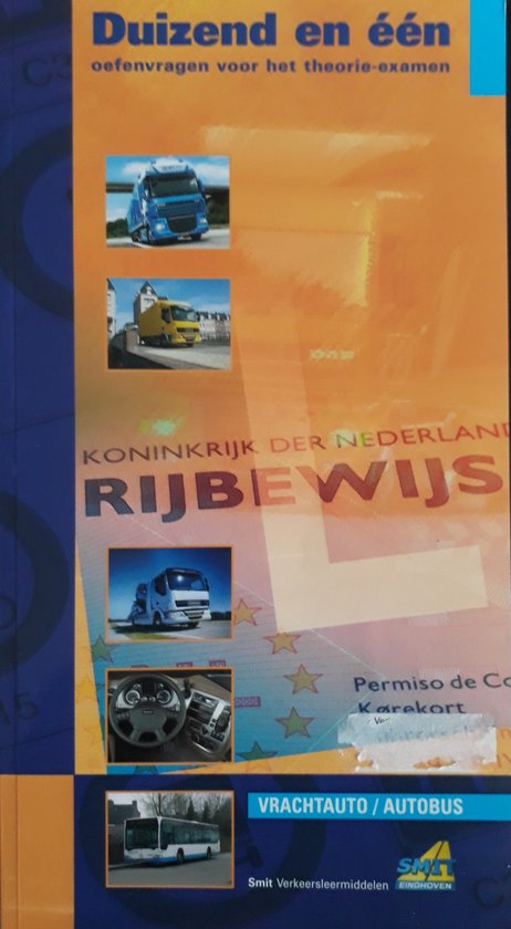 Duizend en een oefenvragen voor het theorie-examen vrachtaut ... - cover