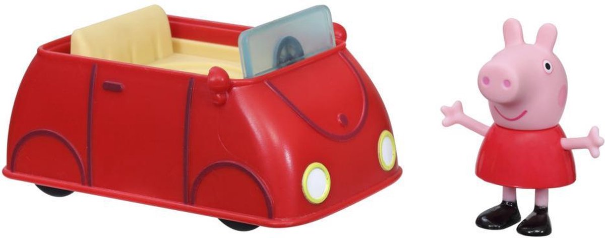 peppa pig little red car