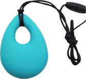 Bijtketting-Kauwketting- Druppel-Lake Blue