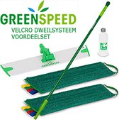 Set de nettoyage Greenspeed Sprenkler avec 2 serpillières plates en microfibre