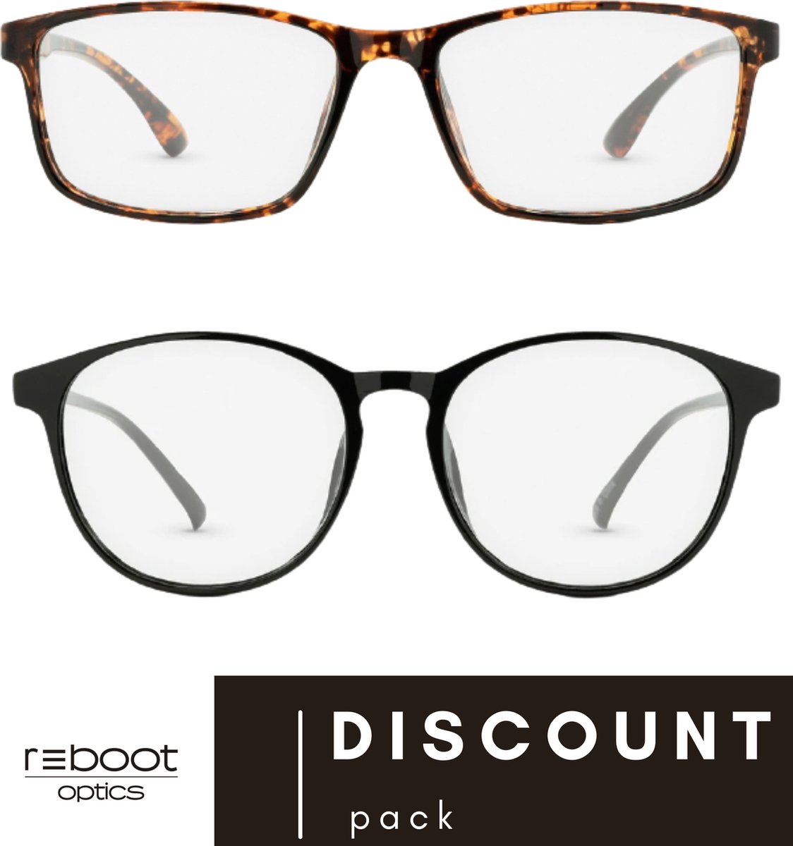 Reboot Optics® Computerbril | Blauw Licht Bril | Beeldschermbril - Heren - Dames - UV400