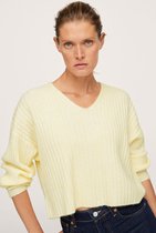 Mango Trui Geribde Gebreide Trui 17015762 11 Dames Maat - XS