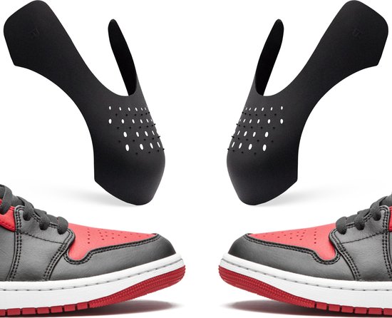 JUST23 Sneaker Crease Protector – Anti Crease – Zwart – Maat 35-40 (S) – Sneaker Shield – Anti Kreuk – Alle Schoenen zoals Jordan 1 & Air Force 1