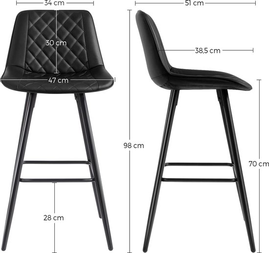 Nolon Nena-Otis Eetkamerstoelen Set van 2 - Zacht Roze - Houten Poten – vtwonen
